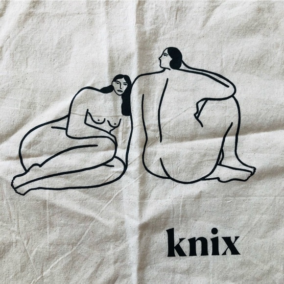 Knix Body Positive Woman Form Canvas Tote Bag - Picture 4 of 6
